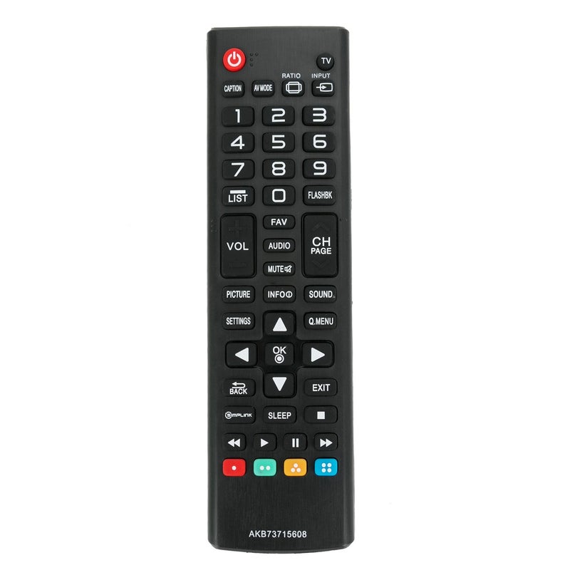 ZdalaMit New AKB73715608 Replace Remote fit for LG TV 32LN520B 32LN5300 42LN5300 42LN5400 42LN5200 42PN4500 50PN4500 50PN5300 32LN541C 47LN541C 55LN541C 39LN541C 32LN549E 39LN549E 55LN5400 50LN5400 50LN5200 - Image 1